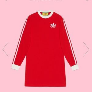 GUCCI x ADIDAS Red Dress
